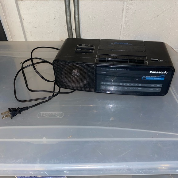 Panasonic Portable Audio & Video Panasonic Clock Radio Cassette